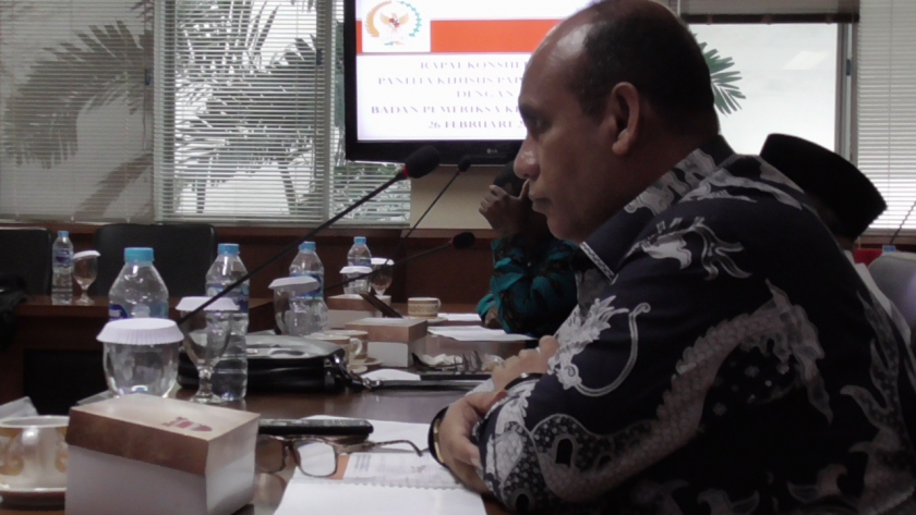 Anggota DPD RI Papua Barat, M. Sanusi Rahangningmas (foto: Fren)