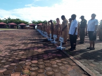 Apel gabungan ASN Pemprov Papua Barat, Senin (9/3). (Foto: Warpur)