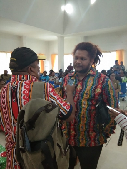 Ketua Dewan adat Wilayah III, Paul Finsen Mayor (Foto: Ist)