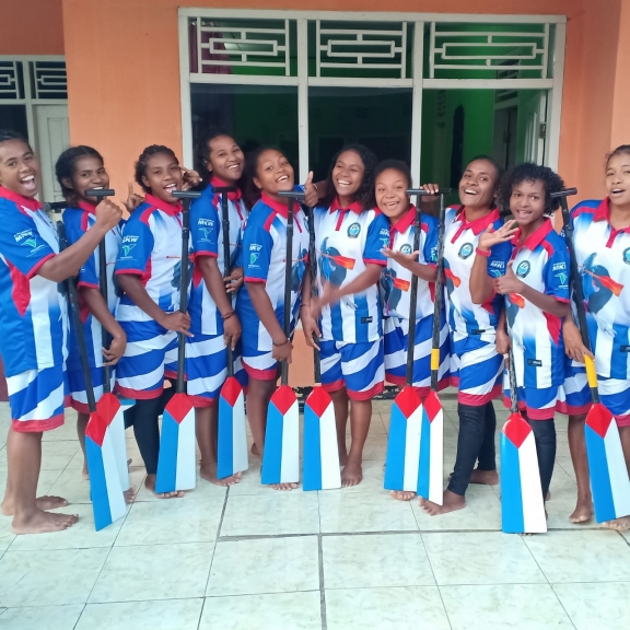 Persiapan Atlit Dayung Papua Barat 