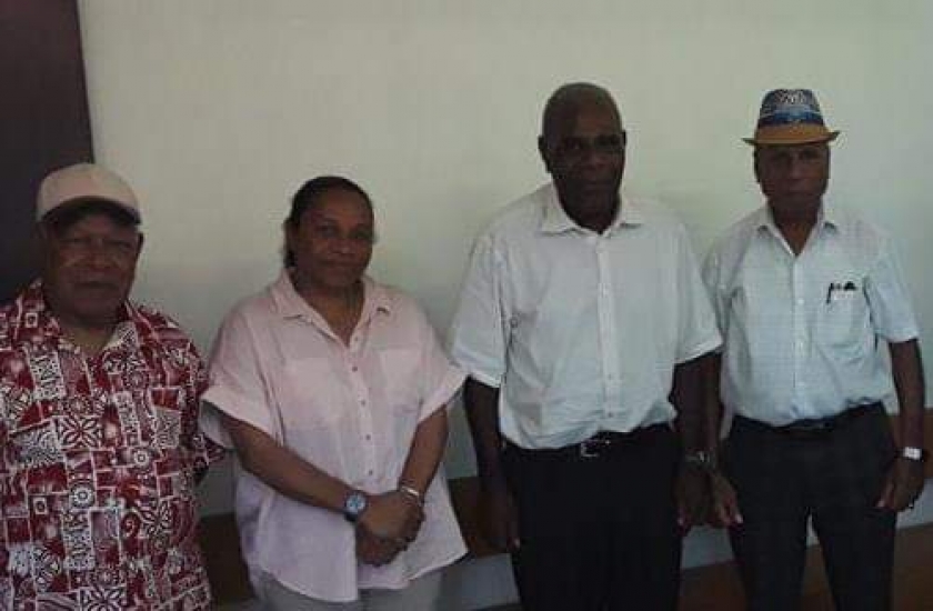 Pertemuan mendesak antara Eksekutif Gerakan Pembebasan Bersatu Papua Barat (ULMWP) dan Vanuatu Asosiasi untuk Pembebasan Papua Barat (VFWPA) di Port Vila 13/3/2020. (Foto: Len Garae)