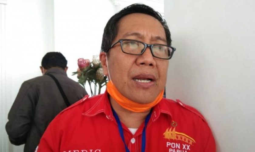 Juru Bicara Satgas Penanganan Covid-19 Provinsi Papua, dr. Silwanus Sumule 