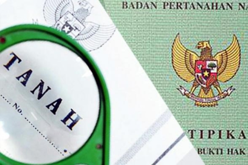 Ilustrasi Sertifikat Tanah