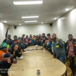 Sejumlah karyawan Freeport Indonesia dan Kontraktor Asal Sorong Raya PKFAS-PTFI gelar Pertemuan terkait agenda bantuan untuk tangani Covid-19