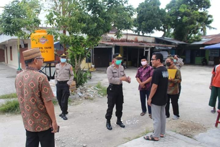 Polres Biak Numfor bekerjasama dengan Forum Kerukunan Umat Beragama (FKUB) kabupaten Biak Numfor melakukan patroli sosialisasi pada 4 maret 2020