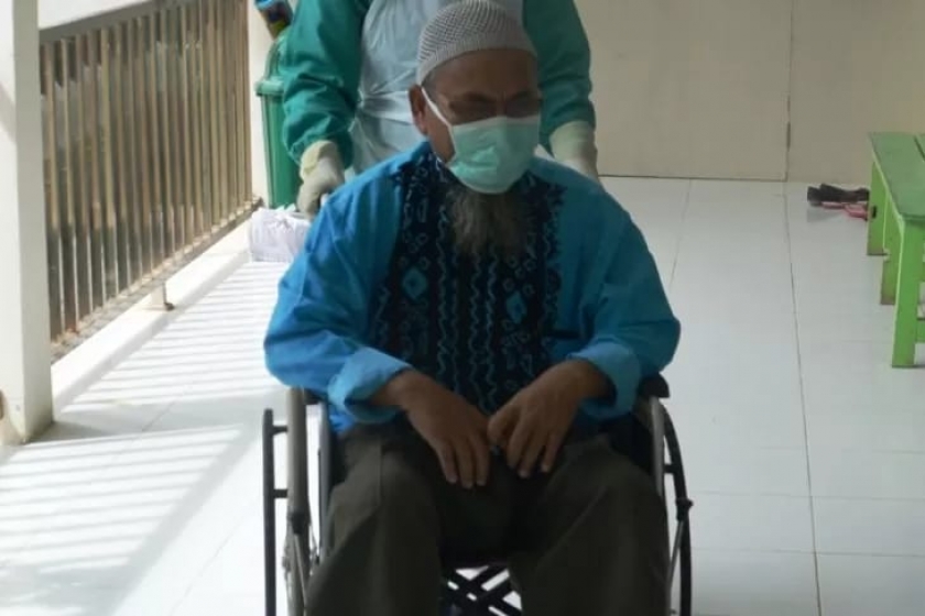 Salah satu Pasien positif Covid-19 yang sembuh asal Kecamatan Wanaraya, Batola, Kalimantan Selatan. (Foto: ist)