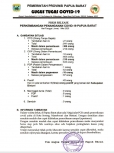 Press Release data pasien Covid-19 Papua Barat (Foto: doc pemda Papua Barat)
