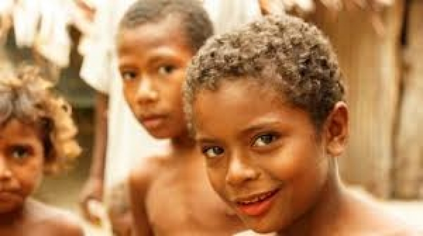 Anak-anak ras melanesia (foto: ist)
