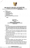 Surat edaran Bupati Biak Numfor tentang karantina wilayah perbatasan kabupaten Biak Numfor dan Kabupaten Supiori, 4 Mei 2020
