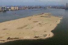 Pulau G yang akan di reklamasi (Foto: wawan/kompas)