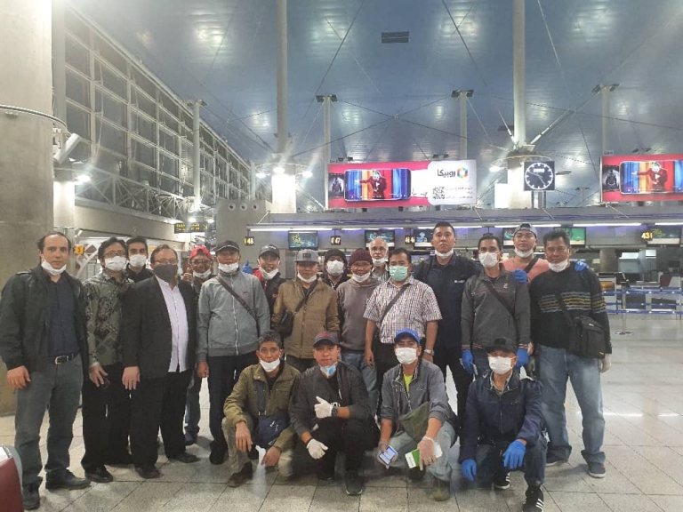 15 WNI di Iran dipulangkan ke Indonesia pada Senin (11/05/2020)