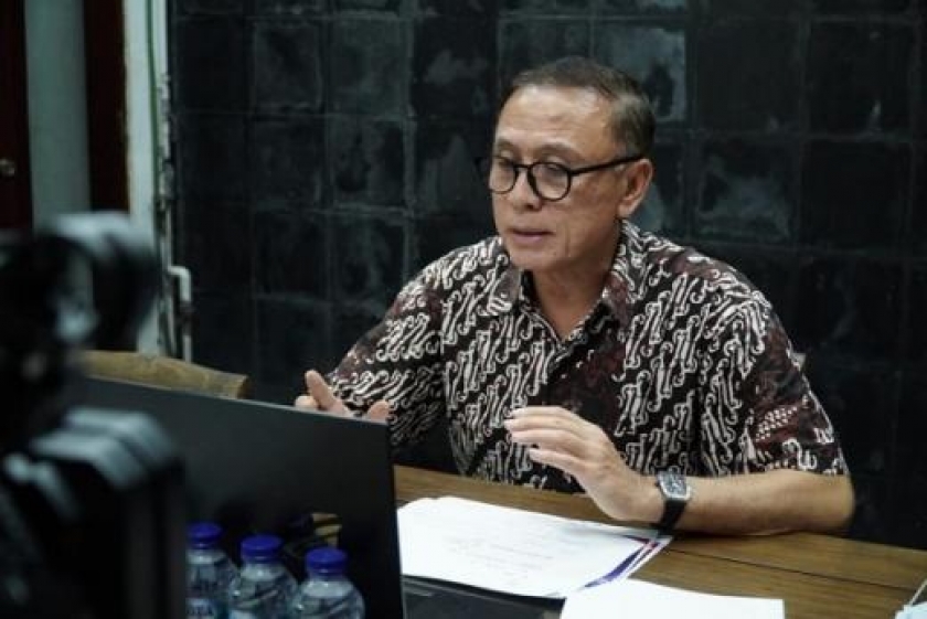 Ketua Umum PSSI, Mochamad Iriawan saat memimpin rapat Komite Eksekutif pada Selasa 12 Mei 2020.