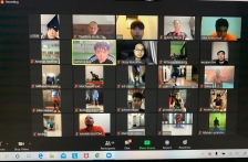 Pemain Timnas U-19 saat mengikuti virtual training (Foto: PSSI)