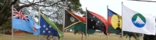 Bendera Negara yang tergabung dalam Melanesian Spearhead Group (MSG) 