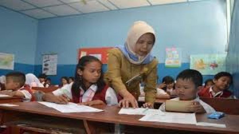 Aktivitas belajar mengajar di kelas