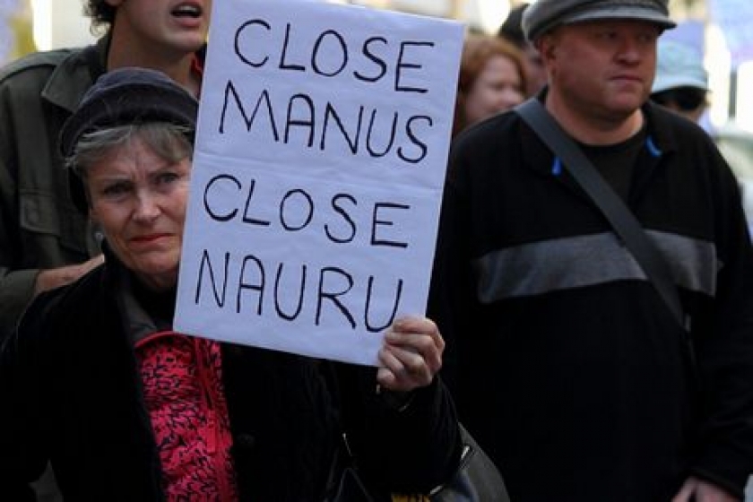 Protes masyarakat Australia mengenai pulau Manus (Foto/shutterstock.com)