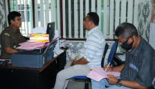 MNU saat diperiksa penyidik kejaksaan tinggi Papua Barat pada  Senin 15 Februari 2021