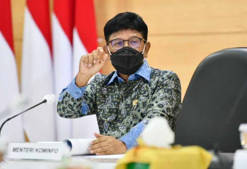 Menteri Kominfo Johnny G. Plate. [Foto: Kominfo RI]