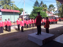 Upacara peringatan Dies Natalis STIH Manokwari ke-46 pada Rabu, 17 Februari 2021.
