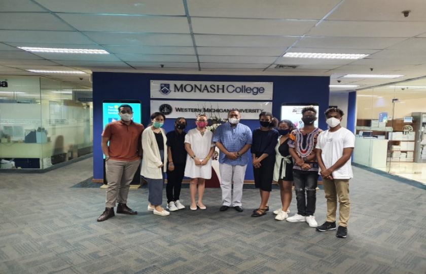 Pelajar Orang Asli Papua (OAP) menjalani studi di Western Michigan University, Amerika Serikat. [Foto: Dok Pemprov Papua]