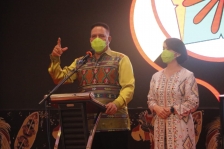 Kabaintelkam Polri, Komjen Pol Drs. Paulus Waterpauw saat menghadiri acara pisah sambut Kapolda Papua. [Foto: Dok. Humas Polri]