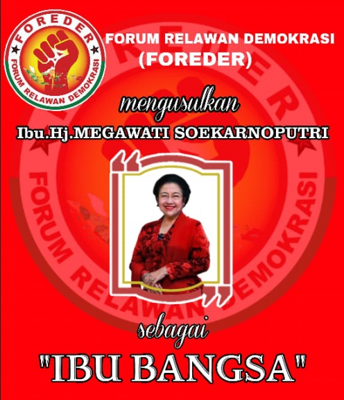 Hj. Megawati Soekarnoputri (dok/Foreder)