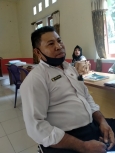 Lurah Tosa, Arfa Kene saat ditemui jagapapua.com di Kantor Lurah pada Rabu (10/3/2021). [Foto: Jaga Papua/As]