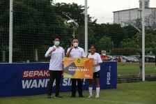 Perwakilan Timnas Sepak Bola Wanita Indonesia. [Foto: Dok Kemensetneg RI]