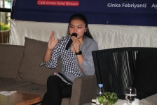 Koordinator pusat Aliansi Mahasiswa dan Aktivis Nasional (AMAN) Ginka Febriyanti. [Foto: ist]