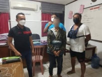 Pelaku pencurian motor di Jayapura Utara berinisial PEK. [Foto: Dok Humas Polresta Jayapura]