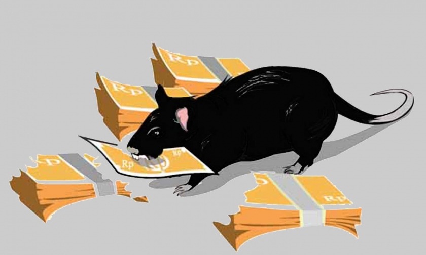 Ilustrasi korupsi. [Foto: Mimoza.tv]