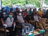 Gubernur Papua Barat hadiri Hari Air Dunia (HAD) di Bendung Aimasi, Distrik Prafi, Kabupaten Manokwari, Senin(22/3). [Foto: WRP]