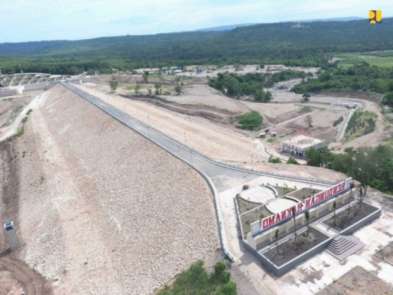 Daerah irigasi yang dibangun Kementerian PUPR. [Foto: Dok. Kementerian PUPR]