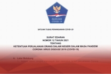 Surat Edaran Terbaru Satgas Covid-19 tentang Perjalanan Dalam Negeri