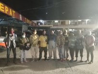 Lembaga Studi dan Advokasi Hak Asasi Manusia (ELSHAM) Papua bersama dengan kuasa hukum LBH Papua melakukan advokasi bagi 5 mahasiswa yang terlibat aksi di halaman USTJ. [Foto: @elsham_papua]