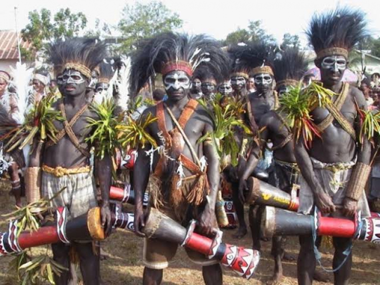 Suku Malind di Papua Barat. (foto-akses internet)