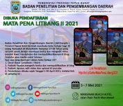 Informasi Pendaftaran Mata Pena Litbang II 2021, Balitbangda Papua Barat.