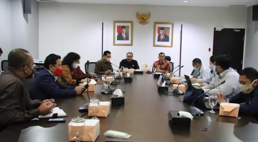 Rapat Koordinasi Komnas HAM RI dengan Lembaga Perlindungan Saksi dan Korban (LPSK) di Kantor LPSK, Selasa (30/3/2021). [Foto: Dok Komnas HAM RI]