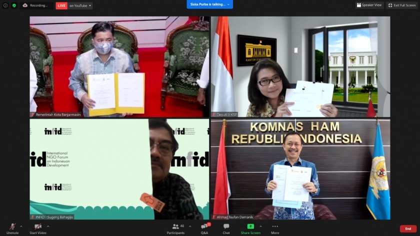 Festival HAM 2020 Digelar Virtual di Luar Pulau Jawa. [Foto: Dok. Komnas HAM RI]