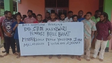  Tuntutan Ikatan Mahasiswa Yahukimo (IMY) Manokwari untuk pengadaan asrama mahasiswa. [Foto: IMY Manokwari]