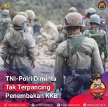TNI Polri Diminta Tak Terpancing Penembakan KKB. [Foto: @divisihumaspolri]