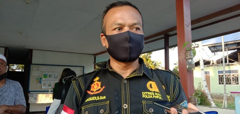 Kasat Narkoba Polres Manokwari, Iptu Masudi. [Foto: JP/Rolly]