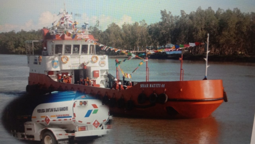 Kapal Sisar Matiti 01 milik Perusda Bintuni Maju Mandiri. [Foto: JP/MW]