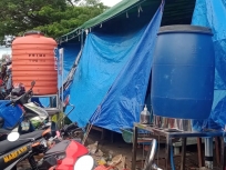 Profil Tank yang Hanya Dijadikan Pajangan Didepan Pasar Inpres Bastiong Ternate Selatan. [Foto: ST]