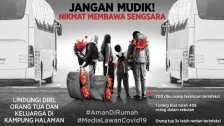 Poster Jangan Mudik! [Foto: ist]