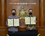 Komnas HAM-Polri sepakati kerja sama damaikan Papua, Selasa (20/4). [Foto: Komnas HAM RI]