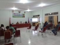 Rapat panitia Mubes Byak di kabupaten Manokwari, Sabtu (24/4/2021). [Foto: JP/WRP]