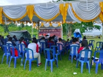 Ikatan Keluarga Hasa Gelar Ibadah Paskah Penuh Khidmat pada Minggu (25/4). [Foto: JP/Rolly]