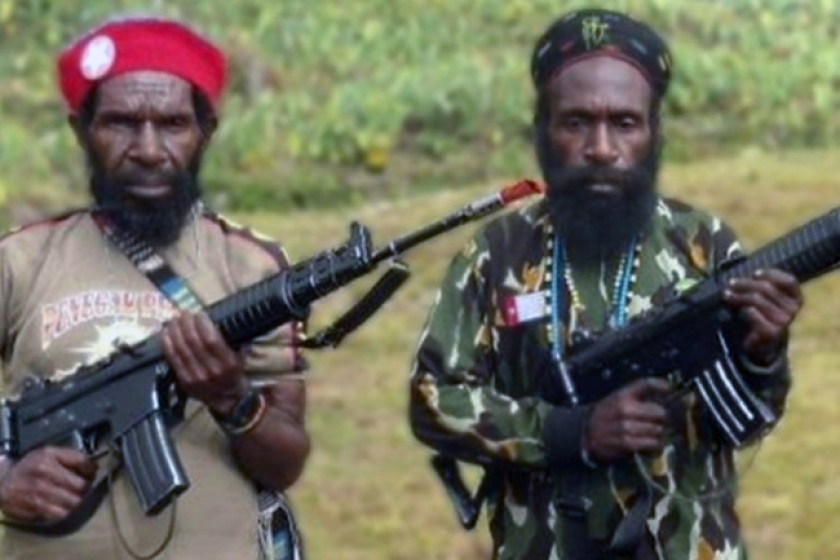 Goliath Tabuni dan Lekagak Telenggen. [Foto: TPNPBNEWS/re1]