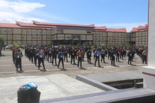 Peserta perekrutan Polisi di wilayah Polda Papua Barat. [foto: ist]